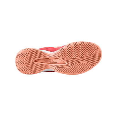 Wilson Rush Pro JR QL Cayenne/White/Papaya