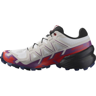 Salomon SPEEDCROSS 6 W White/Sparkling Grape/Fiery Red