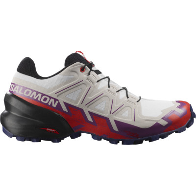 Salomon SPEEDCROSS 6 W White/Sparkling Grape/Fiery Red