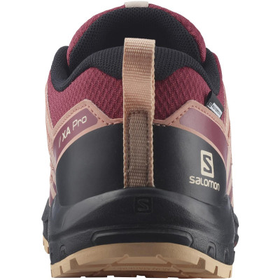 Salomon XA PRO V8 CSWP J Earth Red/Black/Almond Cream
